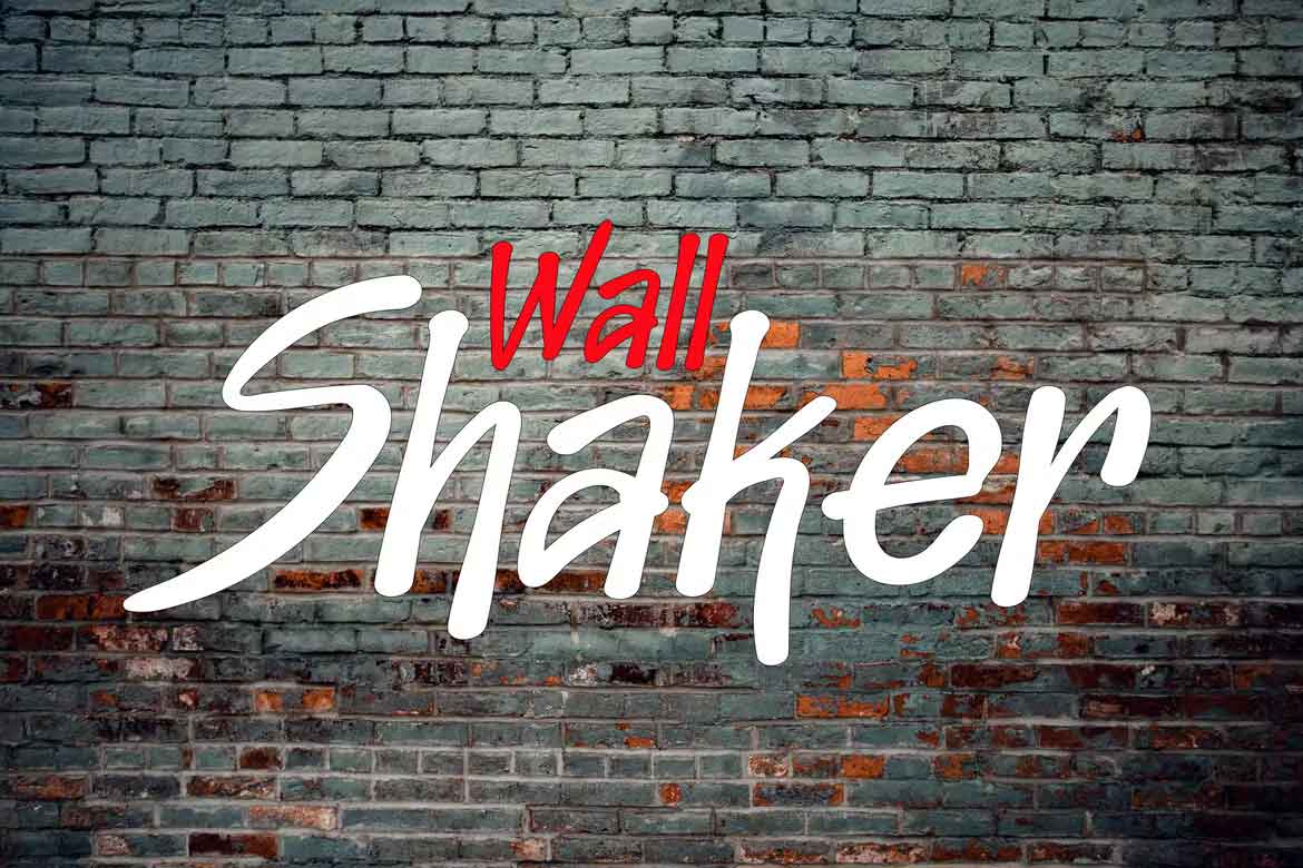 Wall Shaker Font