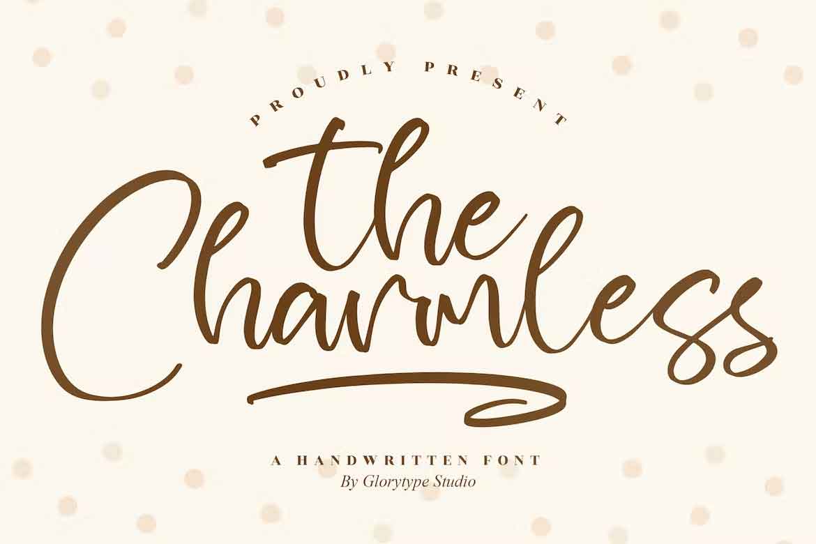 The Charmless Font