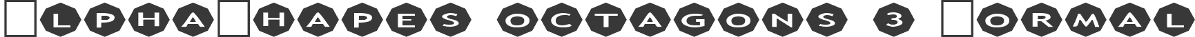 AlphaShapes octagons 3 Normal