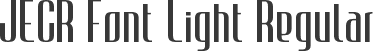 JECR Font Light Regular