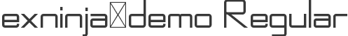 exninja-demo Regular