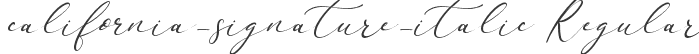 california-signature-italic Regular