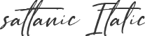 sattanic Italic