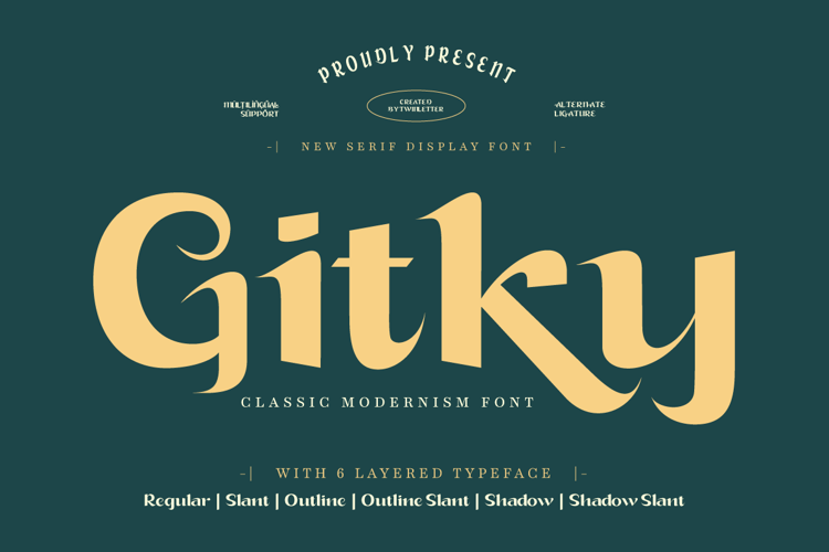 Gitky Trial Font