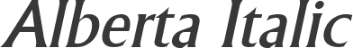 Alberta Italic