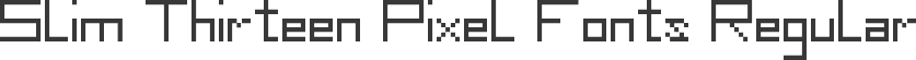 Slim Thirteen Pixel Fonts Regular