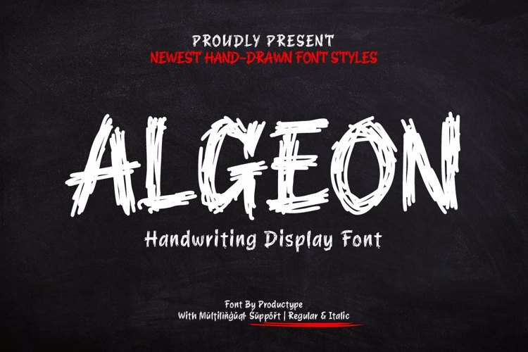 ALGEON trial Font