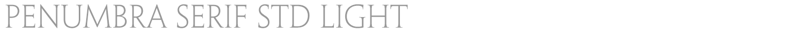 Penumbra Serif Std font preview