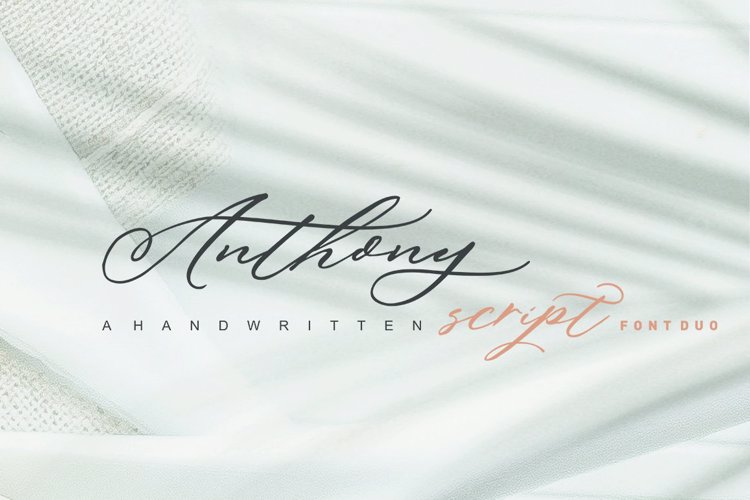 Anthony Script Font