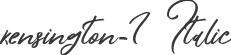 kensington-1 Italic