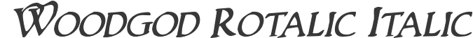 Woodgod Rotalic Italic