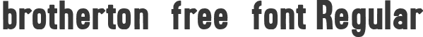 brotherton-free-font Regular