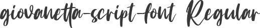 giovanetta-script-font Regular