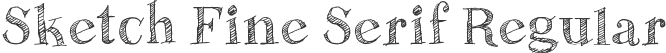 Sketch Fine Serif Regular