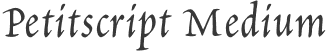 Petitscript Medium