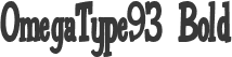 OmegaType93 Bold