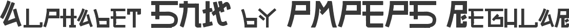 Alphabet SNK by PMPEPS Regular