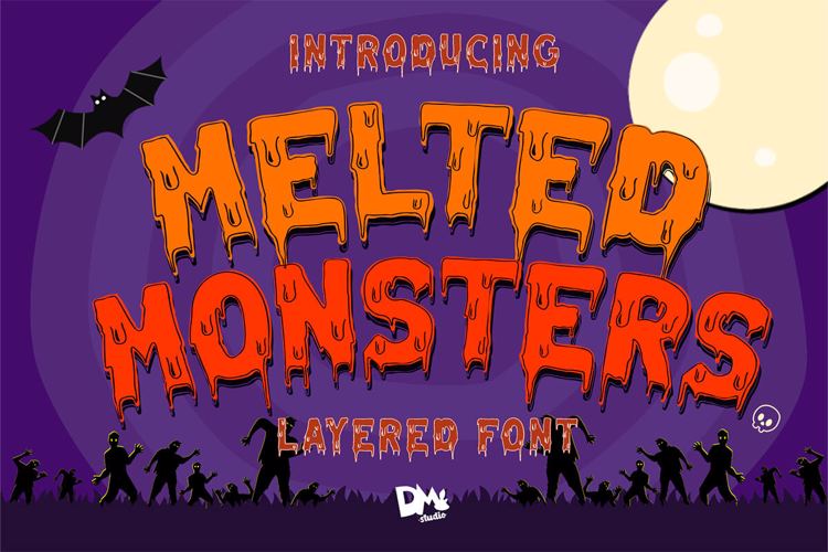 Melted Monster Font