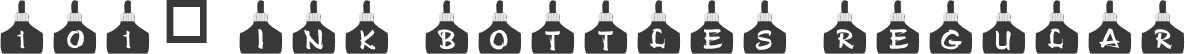 101! Ink Bottles Regular