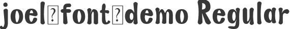 joel-font-demo Regular