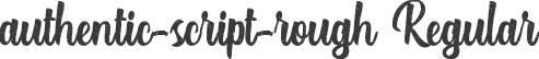 authentic-script-rough Regular