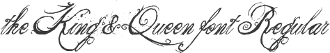 the King & Queen font Regular