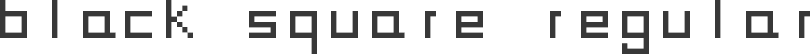 black square Regular