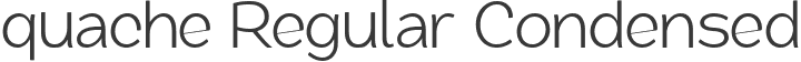 quache Regular Condensed