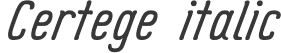 Certege italic