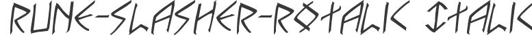 rune-slasher-rotalic Italic