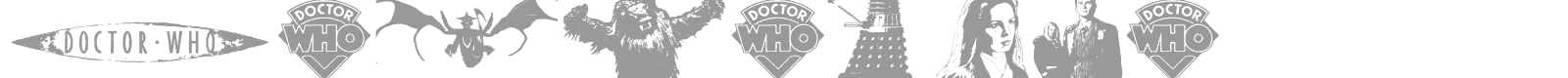 Doctor Who 2006 font preview