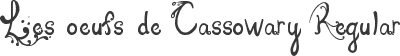 Les oeufs de Cassowary Regular