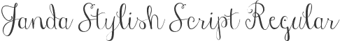 Janda Stylish Script Regular