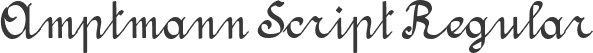 Amptmann Script Regular