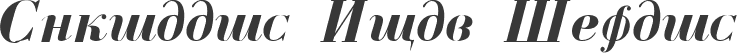 Cyrillic Bold Italic