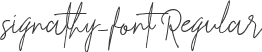 signathy-font Regular