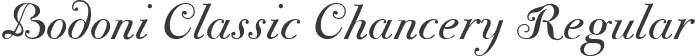 Bodoni Classic Chancery Regular