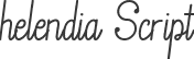 helendia Script