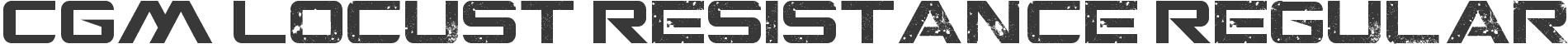 CGM Locust Resistance Regular