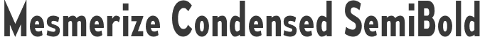Mesmerize Condensed SemiBold