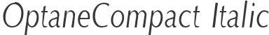 OptaneCompact Italic