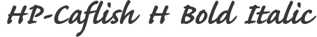 HP-Caflish H Bold Italic