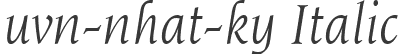 uvn-nhat-ky Italic