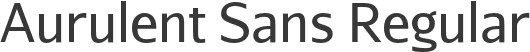 Aurulent Sans Regular