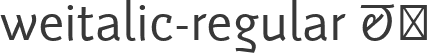 weitalic-regular &