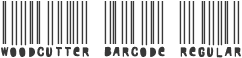 Woodcutter barcode Regular