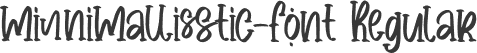 minnimallisstic-font Regular