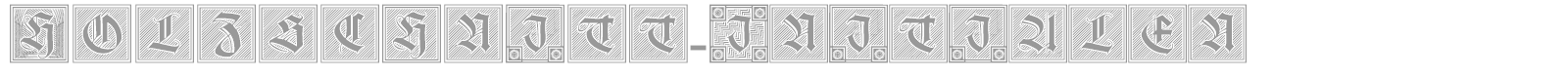 Holzschnitt-Initialen font preview