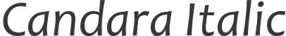 Candara Italic