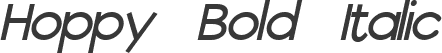 Hoppy Bold Italic